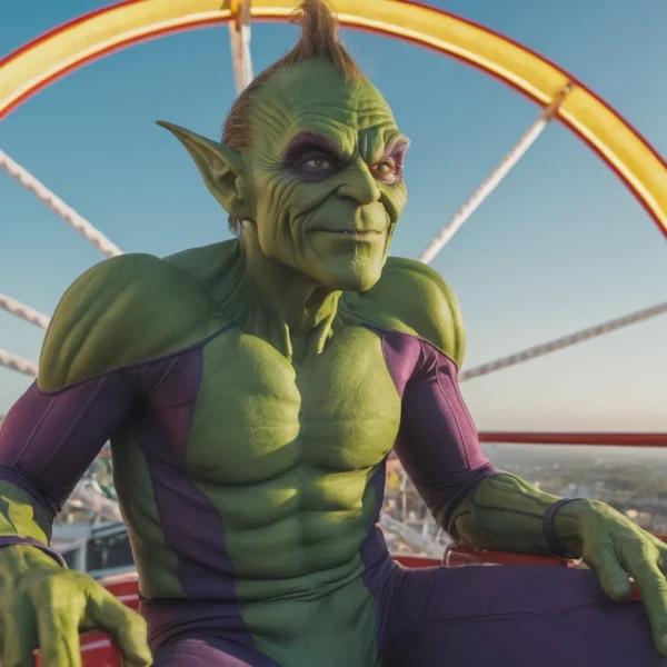 Marvels Green Goblin on a ferris wheel.webp