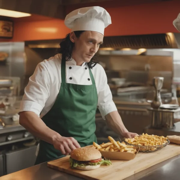 Marvels Loki chef at a fastfood restaurant.webp